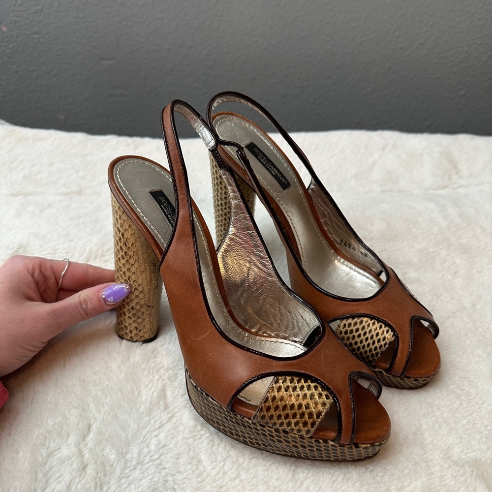 Dolce & Gabbana slingback pumps